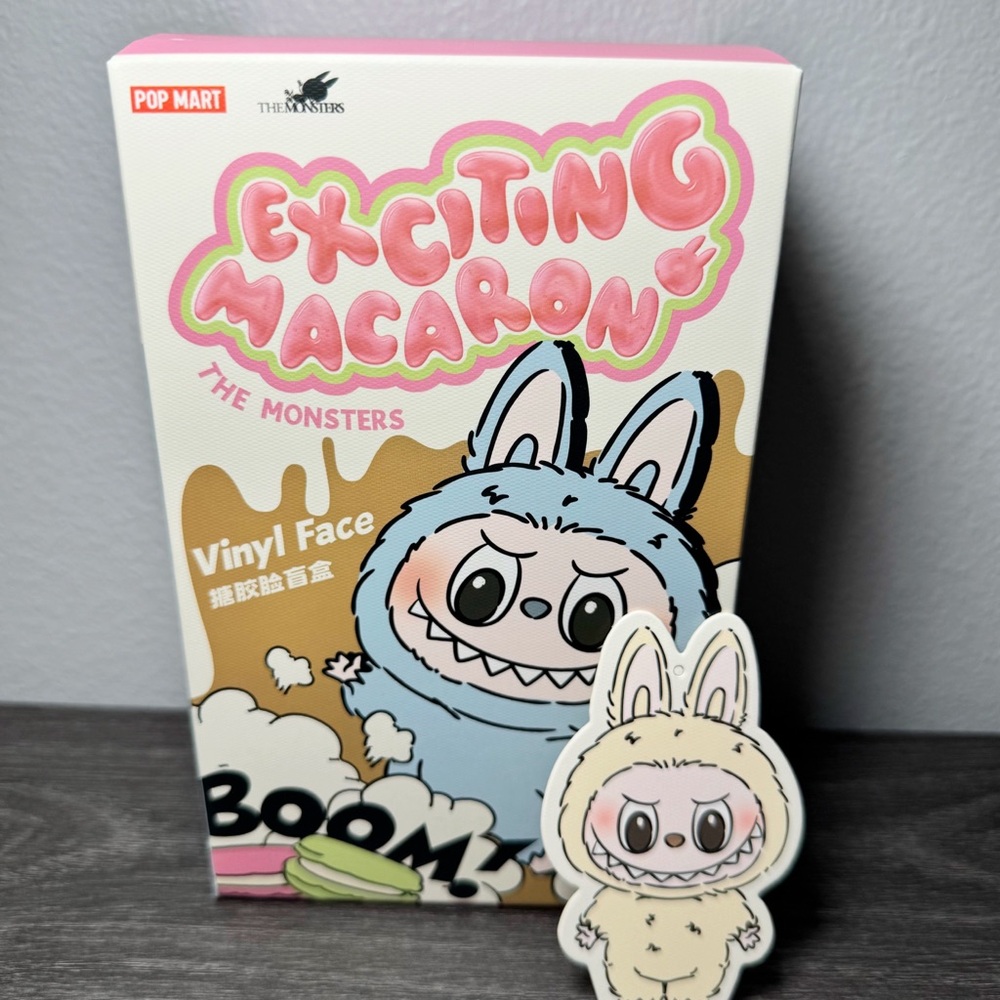 Authentic Labubu Exciting Macarons - Soymilk
